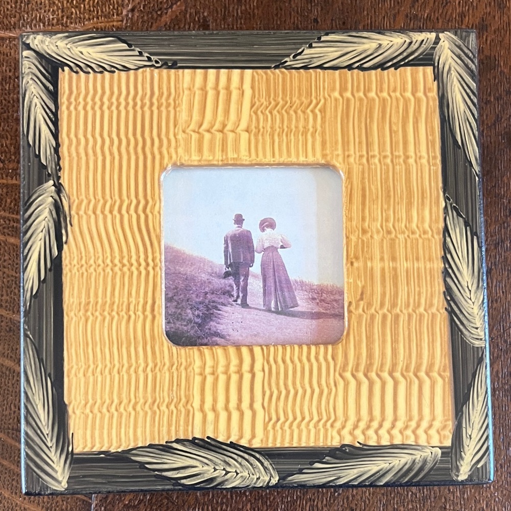 Grant Noren Picture Frame Hand Painted in USA  using Scandinavian technique NEW
